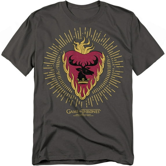 Game of Thrones T-Shirt Stannis Baratheon Burst Sigils Unisex Graphic Tee For Men & Women