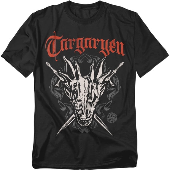 Game of Thrones T-Shirt Targaryen Dragon Metal Unisex Graphic Tee For Men & Women