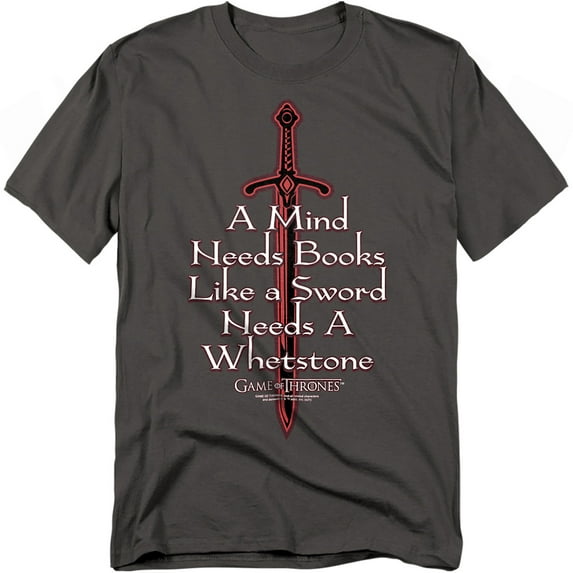 Game of Thrones T-Shirt The Mind Needs Books Unisex Graphic Tee For Men & Women