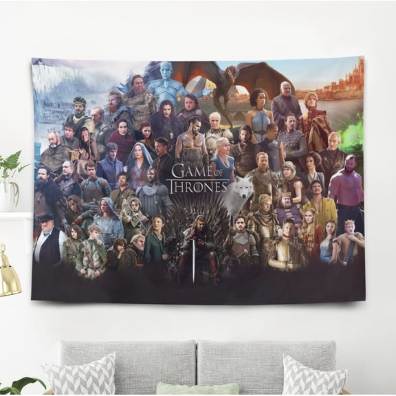 Game of Thrones Tapestry Wall Hanging for Bedroom Kids Wall Decor 7x5ft 5x3ft