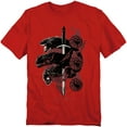 thumbnail image 1 of Game of Thrones Targaryen Dragons Unisex Adult T-Shirt, Red, Small, 1 of 6