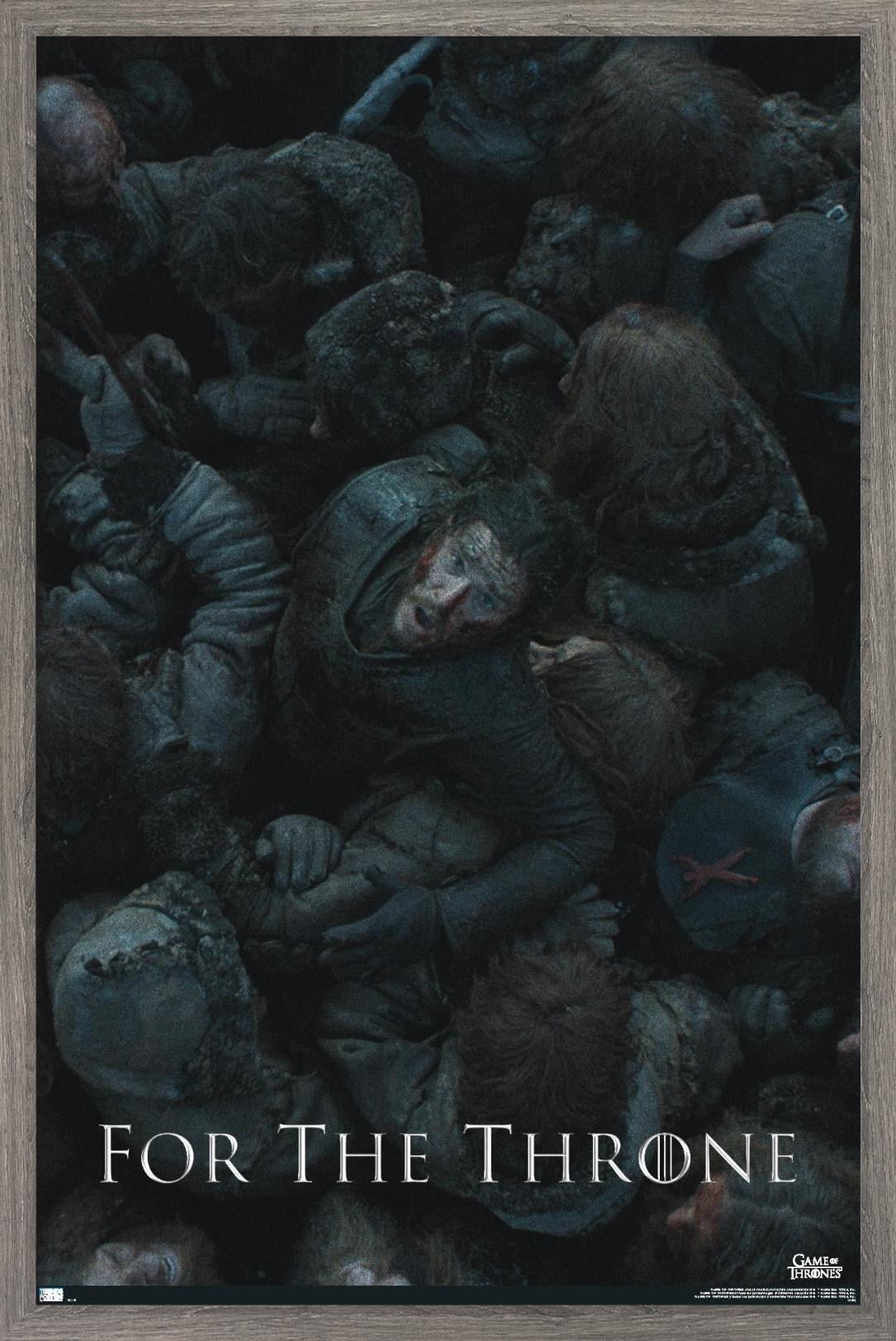 Game of Thrones - The Battle Wall Poster, 14.725" x 22.375", Framed