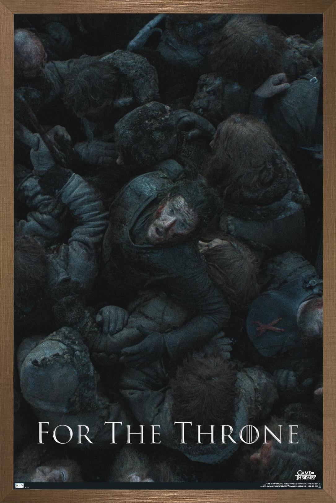 Game of Thrones - The Battle Wall Poster, 14.725" x 22.375", Framed