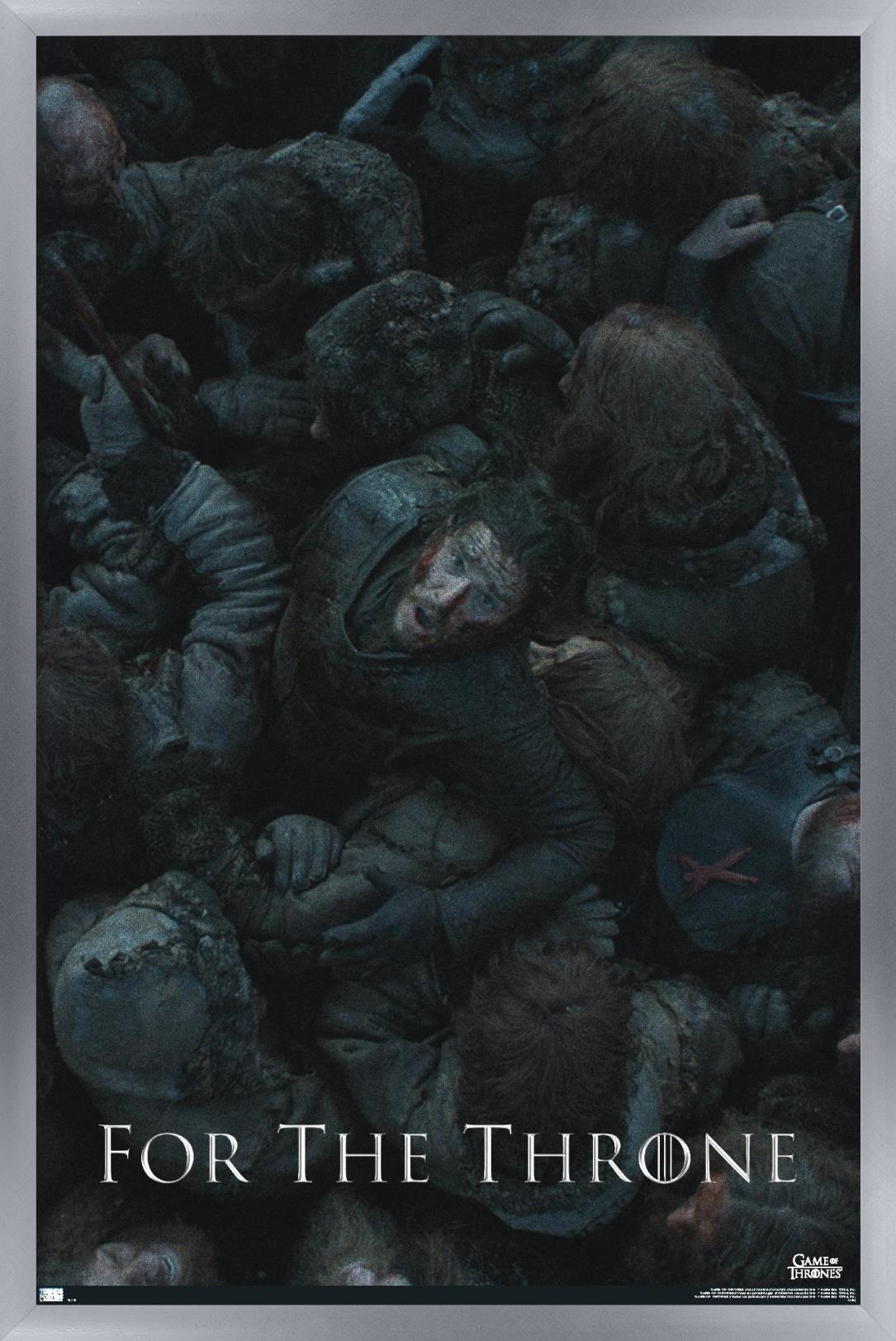 Game of Thrones - The Battle Wall Poster, 22.375" x 34", Framed