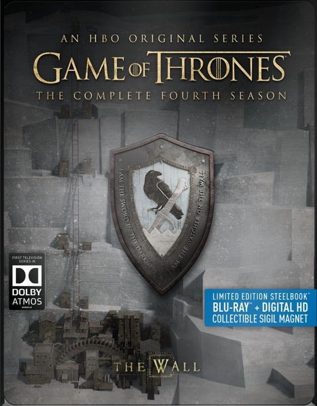 WARNER BROS. Game of Thrones: The Complete Fourth Season (Steelbook)(Blu-ray+Digital HD) (Blu-ray Steelbook) [Blu-ray]