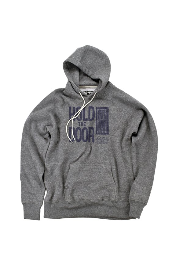 Game of Thrones The Hodor Official Premium Ultrasoft Tri-Blend Hoodie (Large) Athletic Heather
