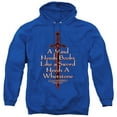 thumbnail image 1 of Game of Thrones The Mind Needs Books Unisex Adult Pull-Over Hoodie,Royal, Medium, 1 of 5