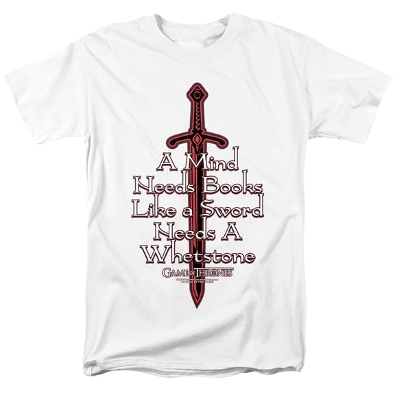 Game of Thrones The Mind Needs Books Unisex Adult T-Shirt