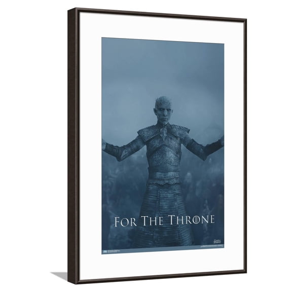 Game of Thrones - The Night King Canvas Wall Poster, 14.725" x 22.375"