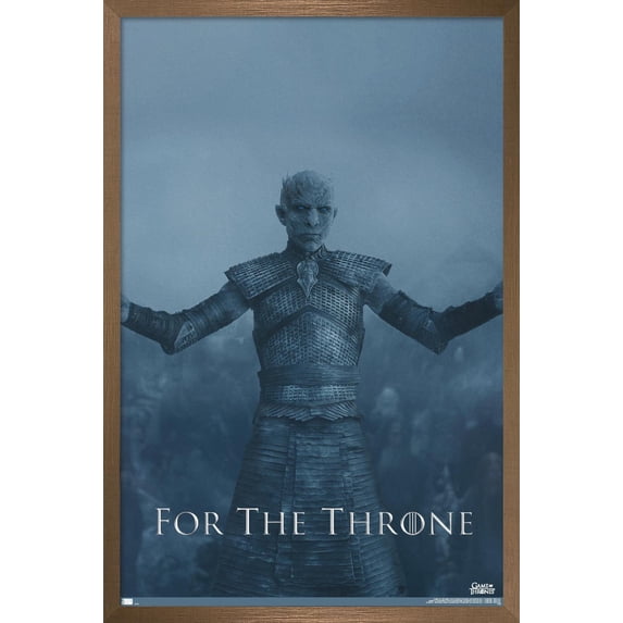 Game of Thrones - The Night King Wall Poster, 22.375" x 34", Framed