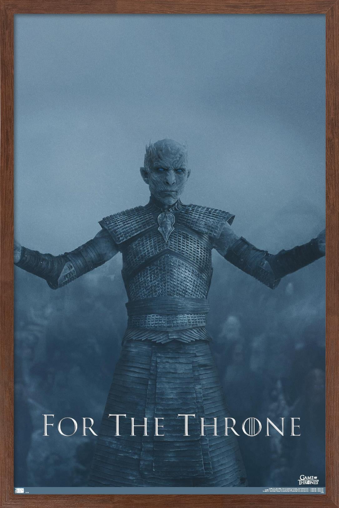 Game of Thrones - The Night King Wall Poster, 22.375" x 34", Framed