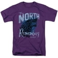 thumbnail image 1 of Game of Thrones The North Remembers Unisex Adult T-Shirt, Purple, 4X-Large, 1 of 6