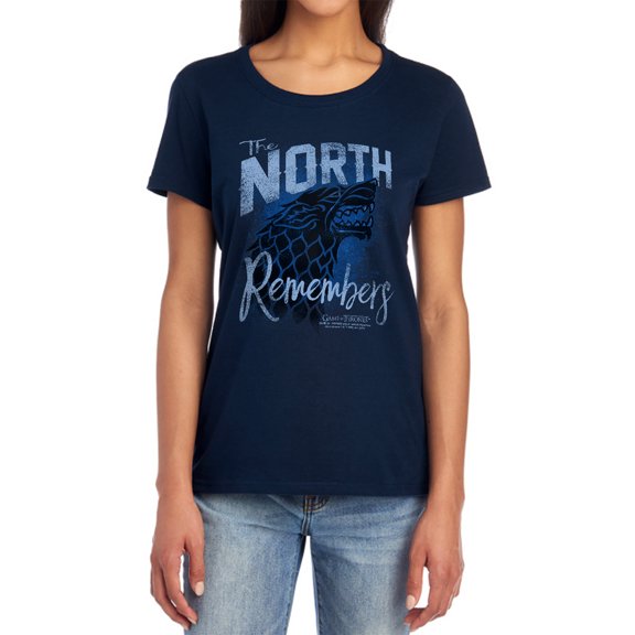 Game of Thrones The North Remembers Women's T Shirt, The North Remembers, Medium