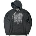 thumbnail image 1 of Game of Thrones The Ygritte Slays Official Premium Ultrasoft Tri-Blend Hoodie (Small) Charcoal, 1 of 1
