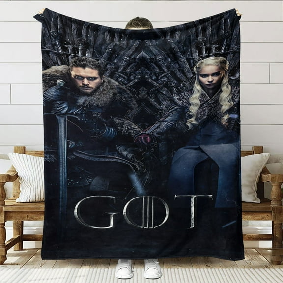 Game of Thrones Throw Blanket Gifts for Fans Lover Girls Boys Women Present Hoodie Him Bed 50"x60"