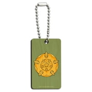 Game of Thrones Tyrell Sigil Wood Wooden Rectangle Keychain Key Ring