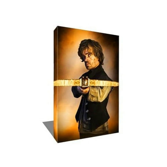Game of Thrones Tyrion Lannister Crossbow Poster Photo Painting Portrait Canvas Artwork Gallery Wrapped on 1.5 inch Wood Frame