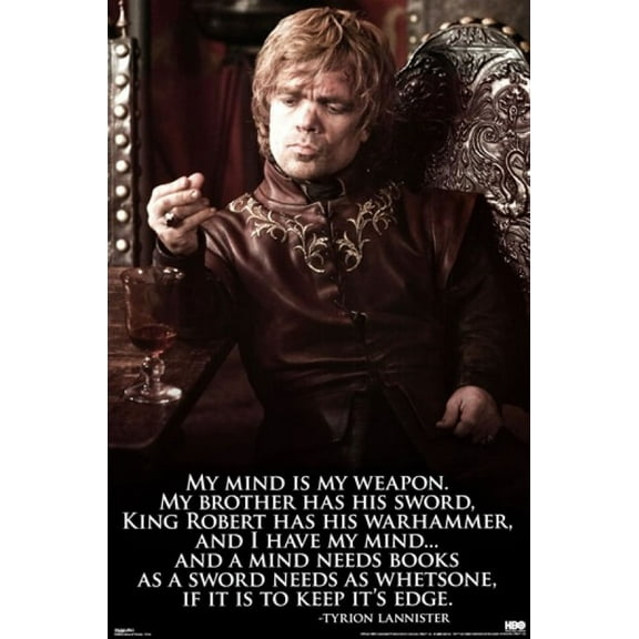 Game of Thrones - Tyrion Quote Laminated Poster (24 x 36)