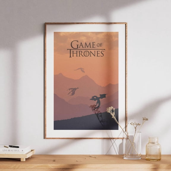 Game of Thrones Westeros Art Print V1, Unframed Poster
