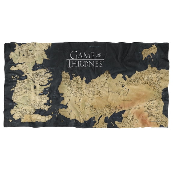 Game of Thrones Westeros Map Beach Towel 30' X 60'