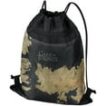 thumbnail image 1 of Game of Thrones Westeros Map Drawstring Backpack Sports Bag Sackpack 17" x 13", Perfect for Gym, Yoga or Practice, 1 of 5