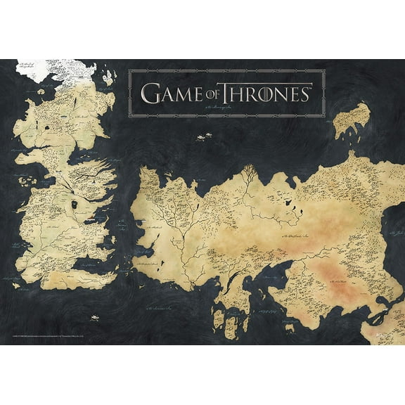 Game of Thrones (Westeros Map) MightyPrint Wall Art