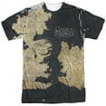 thumbnail image 1 of Game of Thrones Westeros Map Unisex Adult Front Only Sublimated T Shirt,Multi, Medium, 1 of 2
