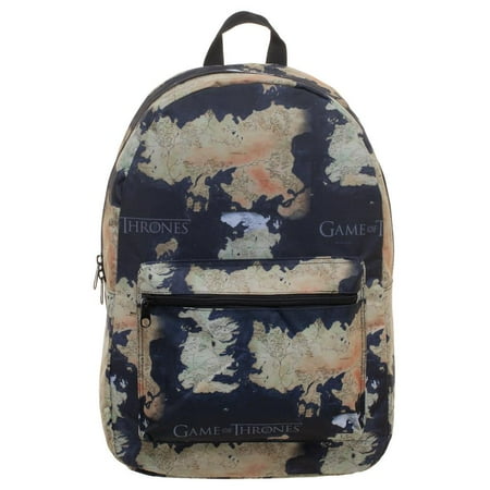 Game of Thrones Westeros and Essos Map Backpack Bag