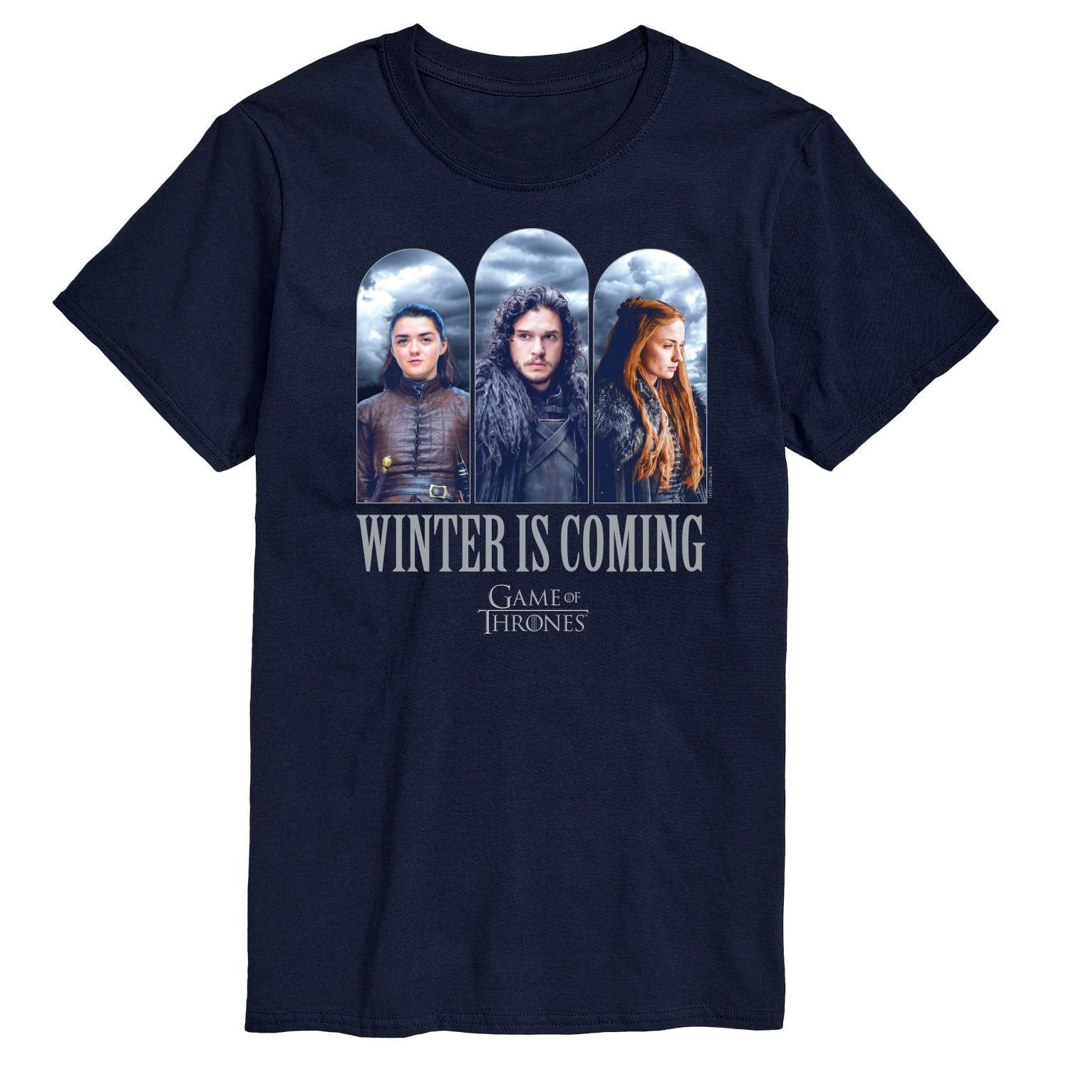 Game of Thrones - Winter Is Coming - Men's Short Sleeve Graphic T-Shirt ...