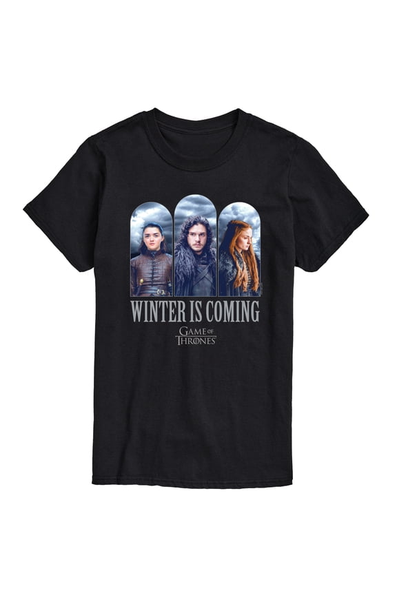 - Winter Is Coming - Men's Short Sleeve Graphic T-Shirt