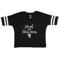 thumbnail image 1 of Game of Thrones Women's Tyrion Lannister I Drink And I Know Things Football Cutoff V-Neck T-Shirt, 1 of 5