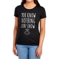 thumbnail image 1 of Game of Thrones You Know Nothing Jon Snow Women's T Shirt, You Know Nothing Jon Snow, Large, 1 of 6
