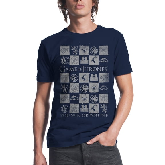 Game of Thrones You Win or You Die Crests Navy T-Shirt