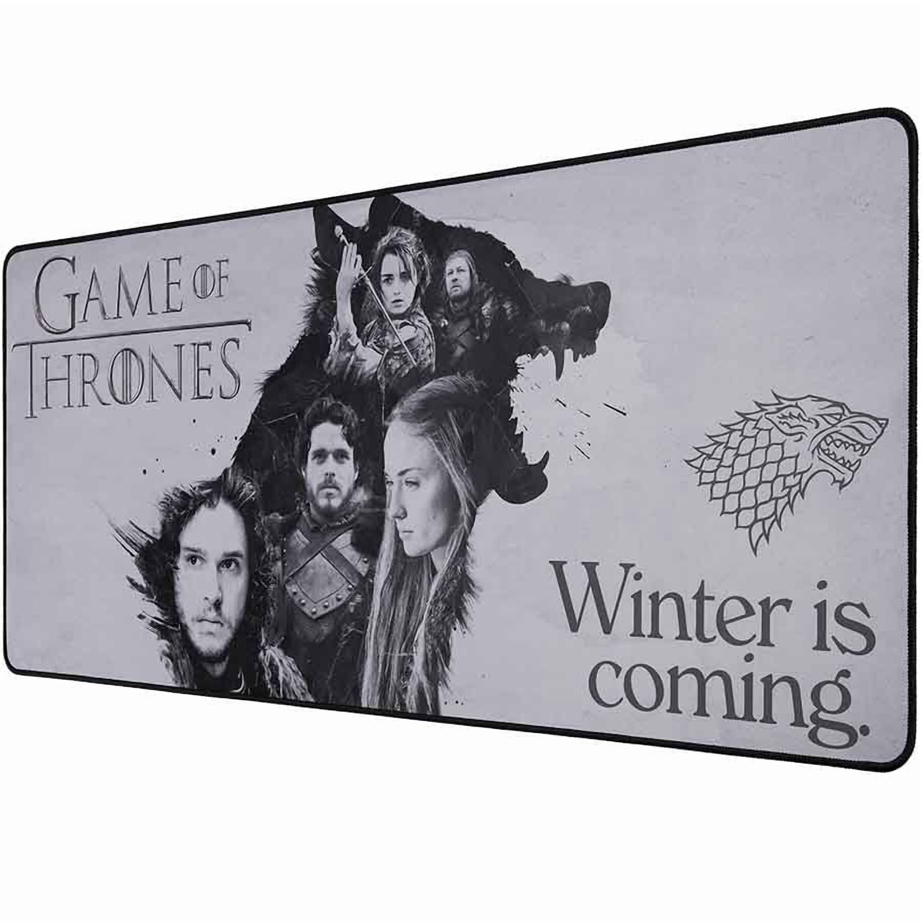Subsonic - Game of Thrones XXL Mouse Pad 35 in x 15.7 in - Gift Game of Thrones gaming desk pad 90 cm x 40 cm - official licensed