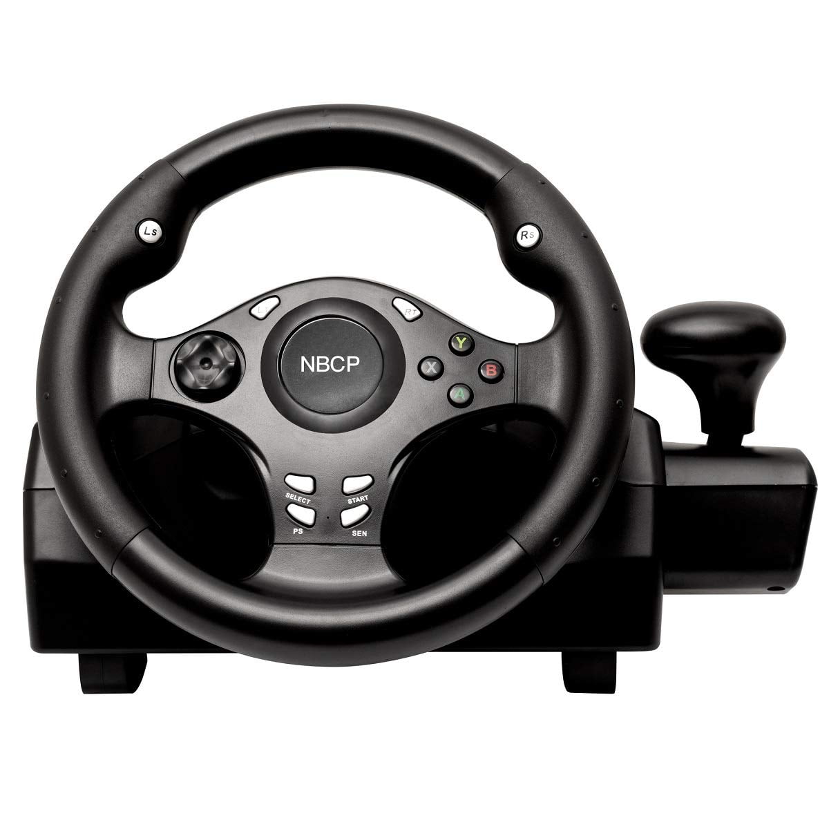 Game racing wheel 270 degree driving force steering wheel with pedals gear  accelerator brake 