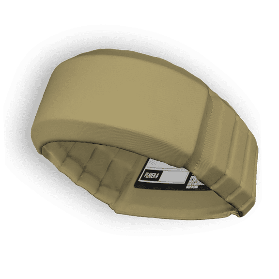 GameBreaker Aura Headband - Protective Soccer and Football Headband for Men and Women, Lightweight Head Gear, Quick-Wick Headguard, Soccer Equipment for Injury Prevention (Vegas Gold, XS-S)