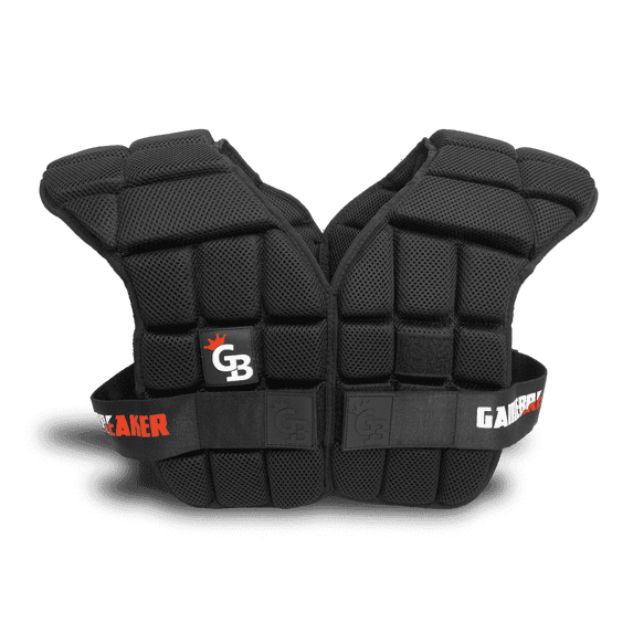 GameBreaker Undershield - Softshell Shoulder Pad, Spider Pad, Protective Shoulder Pad, Practice Pads (Medium), Black