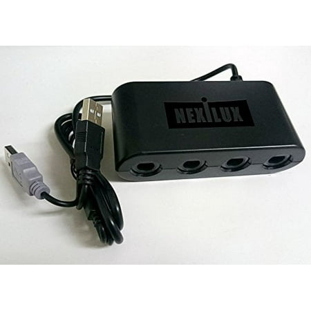 GameCube Controller Adapter for Wii U, PC USB, MAC & SWITCH - NEXiLUX