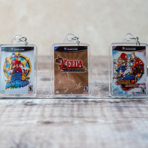 GameCube Game Acrylic Keychains! (1 keychain)