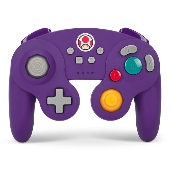 GameCube Style Wireless Controller for / 2 / Lite/OLED Model - Toad, Officially Licensed by