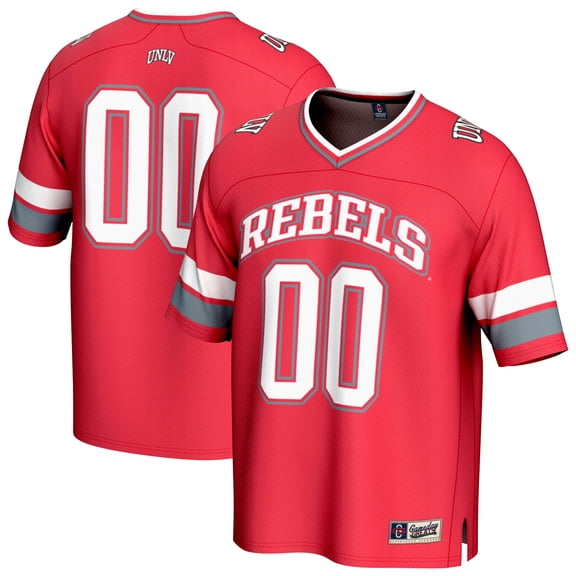 Youth GameDay Greats #00 Scarlet UNLV Rebels Lightweight Collegiate Football Fashion Jersey