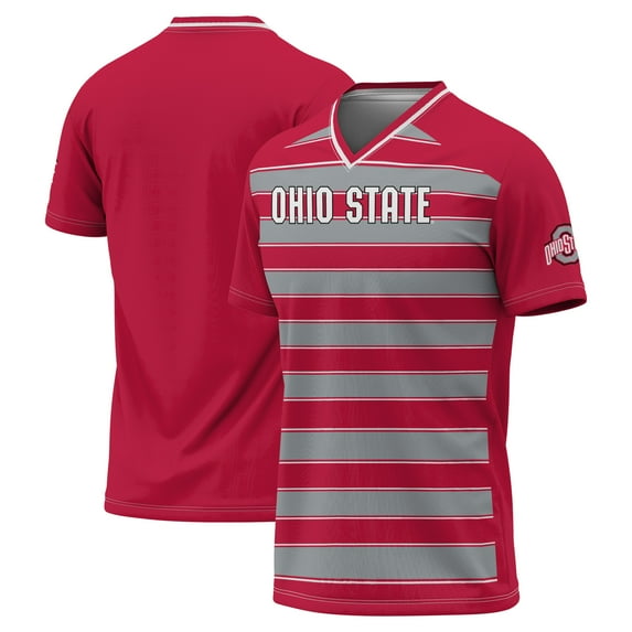 GameDay Greats #1 Scarlet Ohio State Buckeyes Lightweight Soccer Fashion Jersey