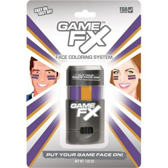 GameFace, Inc. 00250 GameFX - SKU53 - Purple 268 - Yellow 124 - Purple 268 - Pack of 3