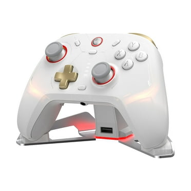 GameSir Cyclone 2 Enhanced Multi-Platform Controller for Switch, Android, iOS, PC and Steam with GameSir Mag-Restm TMR Stick-White Controler with Extra Charging Dock