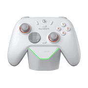 GameSir Nova 2 Lite Wireless PC Controller with Hall Effect Joysticks & Triggers, 2.4G & Wired 1000Hz Polling Rate, Remappable Buttons - Compatible with PC/Switch/Steam/Android Luminous White