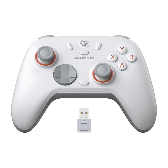 GameSir Nova Lite 2 Wireless Pro Controller - Hall Effect Joysticks & Triggers, 1000Hz Polling Rate for PC, Remappable Buttons, Compatible with Switch/Steam/Android (Grey)