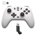 thumbnail image 1 of GameSir Nova Lite 2.4g Wireless Controller for Windows PC, iPhone, Android, Switch & Steam Deck, Bluetooth Controller Gamepad with Hall Effect Trigger,Turbo,Rumble Vibration(White), 1 of 10