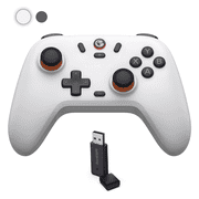 GameSir Nova Lite 2.4g Wireless Controller for Windows PC, iPhone, Android, Switch & Steam Deck, Bluetooth Controller Gamepad with Hall Effect Trigger,Turbo,Rumble Vibration(White)