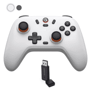 GameSir Nova Lite 2.4g وحدة تحكم لاسلكية لنظام التشغيل Windows PC و iPhone و Android و Switch & Steam Deck و Bluetooth Controller Gamepad with Hall Effect Trigger و Turbo و Rumble Vibration (White)