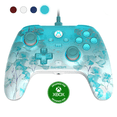 thumbnail image 1 of GameSir T7 Pro Floral Wired Controller for Xbox Series X|S, Xbox One, Windows 10/11 & Steam, Hall Effect Sticks & Triggers, 2 Back Buttons, Dynamic RGB, Floral Matte Design, Ergonomic, 3.5mm Audio, 1 of 10